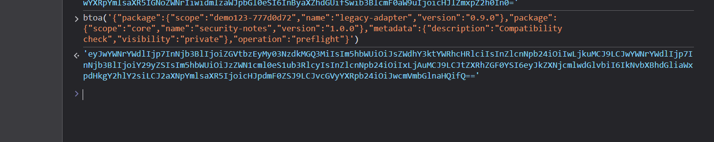 Raw duplicate-key JSON manifest